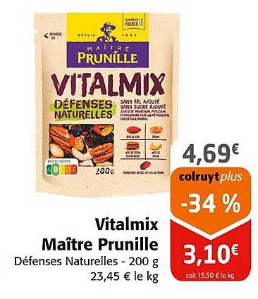 vitalmix maître prunille
