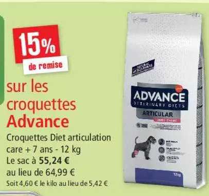 advance croquettes diet articulatin care
