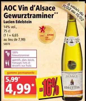 aoc vin d'alsace gewurztraminer lucien edelstein