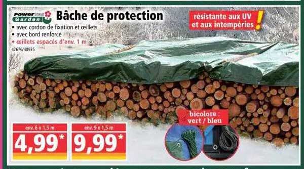 Bâche De Protection Powertec Garden