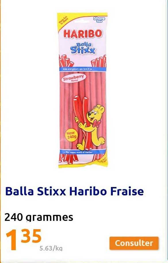 balla stixx haribo fraise