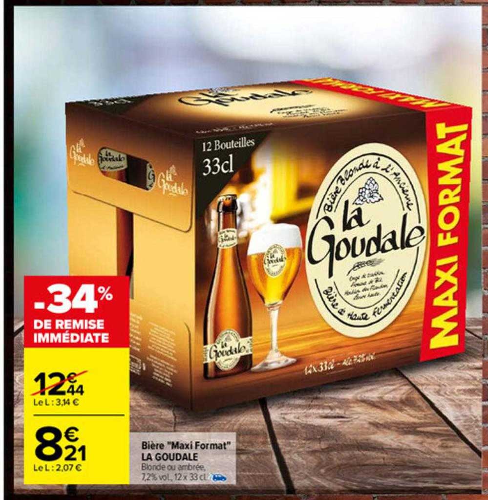 bière "maxi format" la goudale