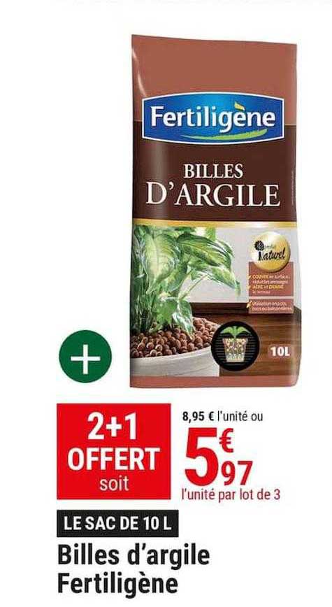 billes d'argile fertiligène
