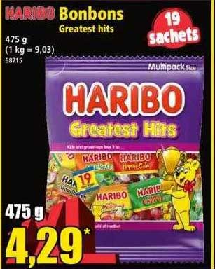 bonbons greatest hits haribo