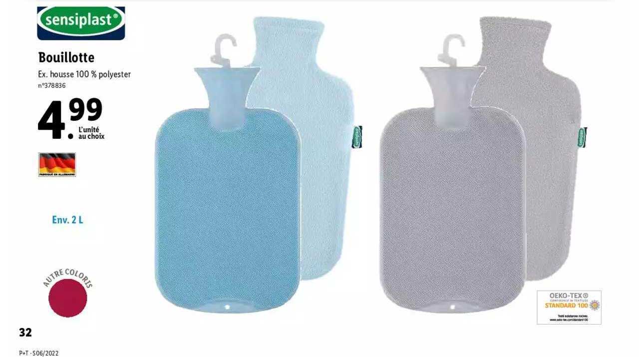 Bouillotte Sensiplast