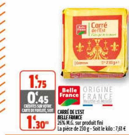 carré de l'est belle france