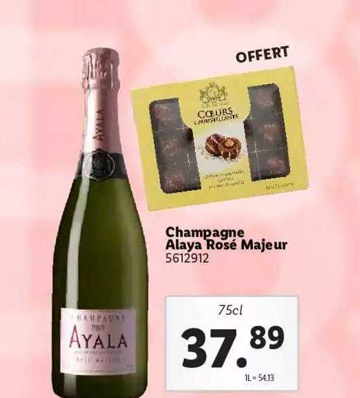 champagne alaya rosé majeur