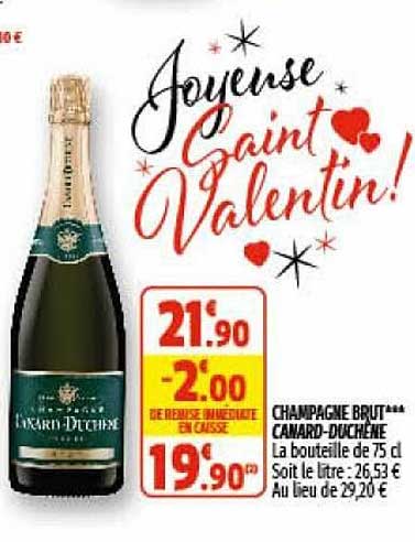 champagne brut canard-duchêne