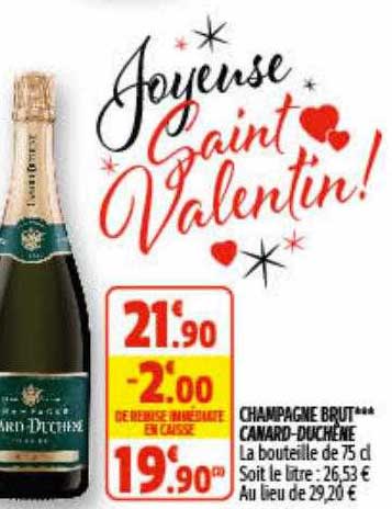 champagne brut canard-duchêne