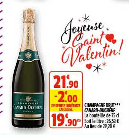 champagne brut canard-duchêne