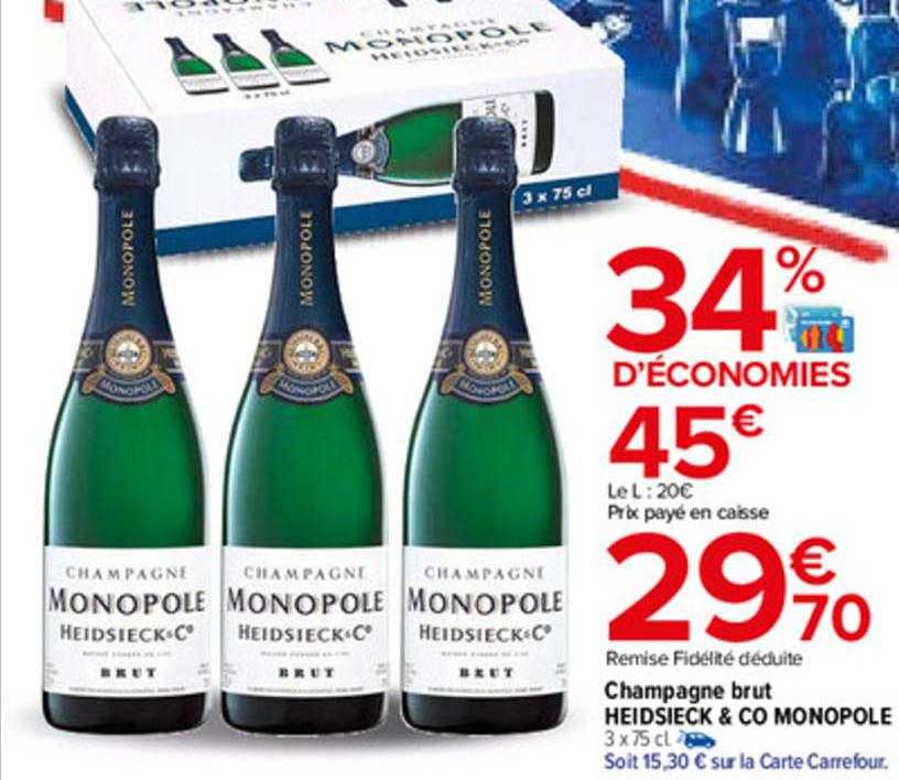 Champagne Brut Heidsieck & Co Monopole