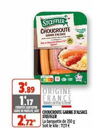 Choucroute Garnie D'alsace Stoeffler
