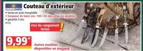 couteau d'extérieur