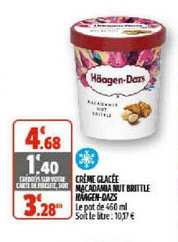 crème glacée macadamia nuit brittle häagen-dazs