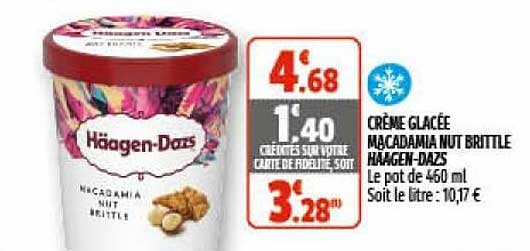 crème glacée macadamia nut brittle häagen-dazs