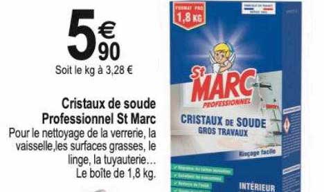 cristaux de soude professionnel st marc