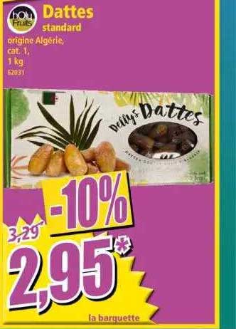 dattes standard holy fruits