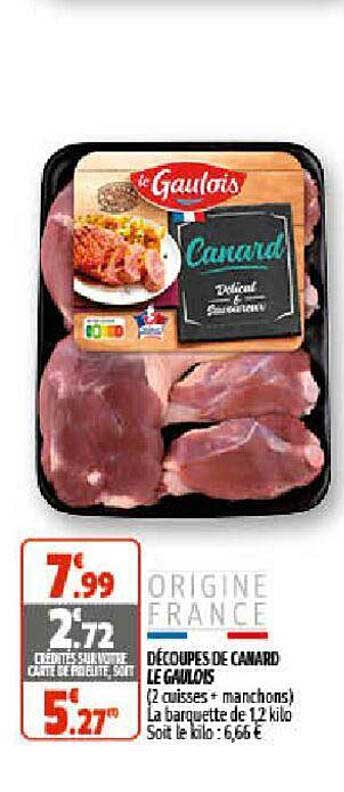 découpes de canard le gaulois