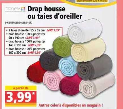 drap housse ou taies d'oreiller today