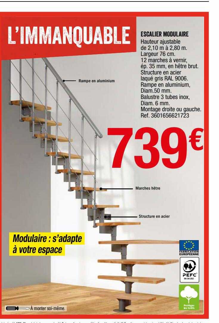 escalier modulaire