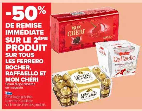 Ferrero Rocher, Raffaello Et Mon Chéri