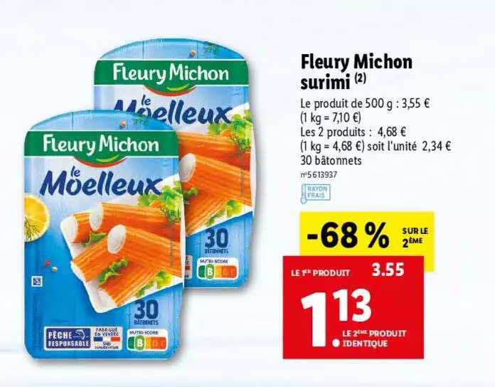 fleury michon surimi