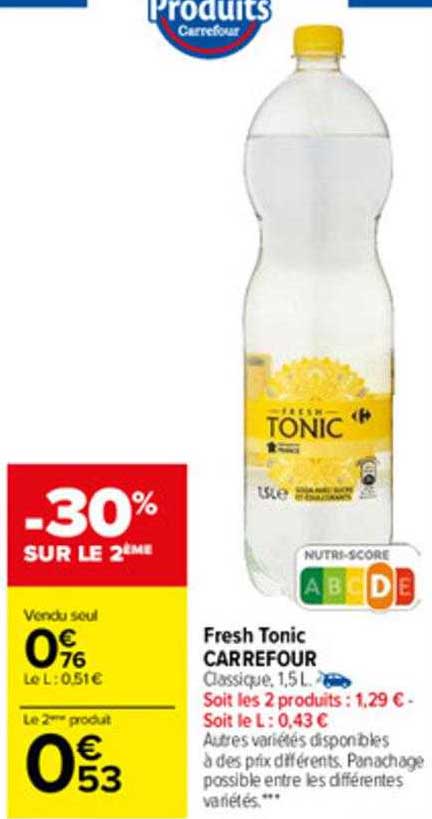 Fresh Tonic Carrefour