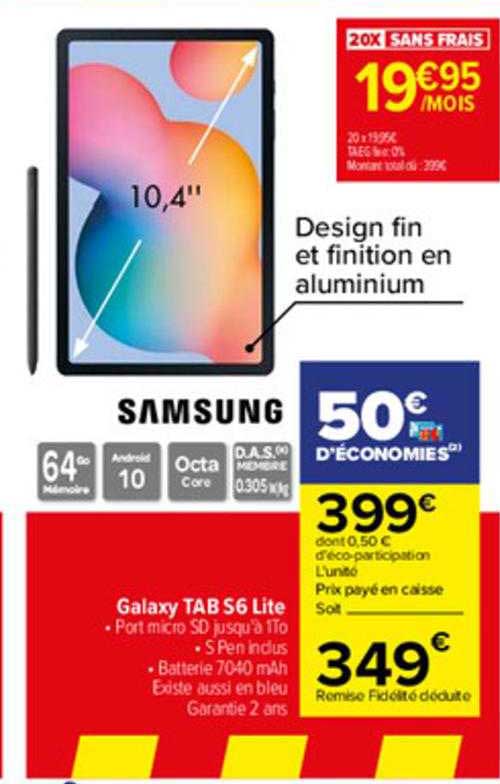 Galaxy Tab S6 Lite Samsung