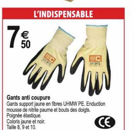 gants anti coupure
