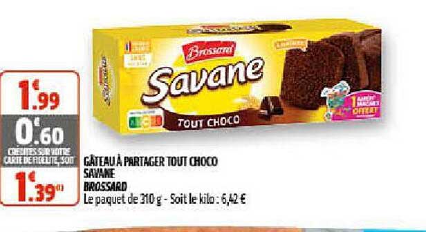gâteau à partager tout choco savane brossard