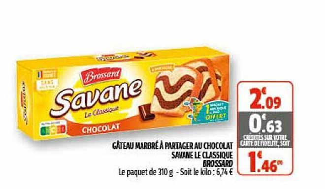 gâteau marbré à partager au chocolat savane le classique brossard