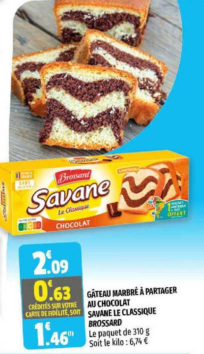 gâteau marbré à partager au chocolat savane le classique brossard