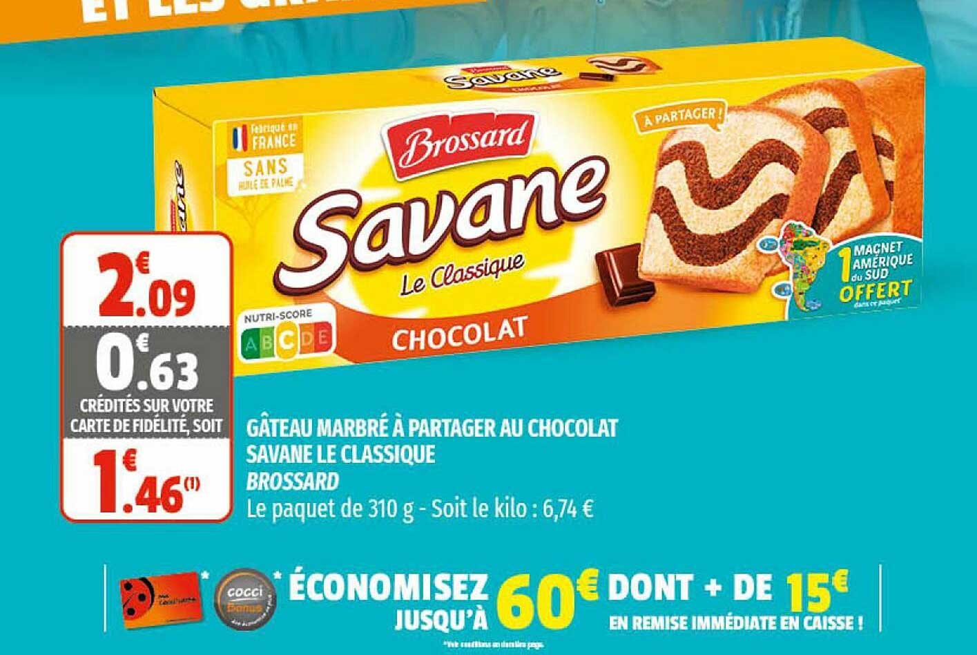 gâteau marbré à partager au chocolat savane le classique brossard