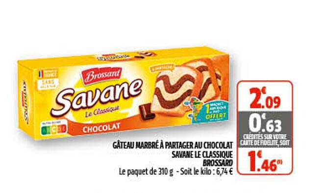 gâteau marbré à partager au chocolat savane le classique brossard