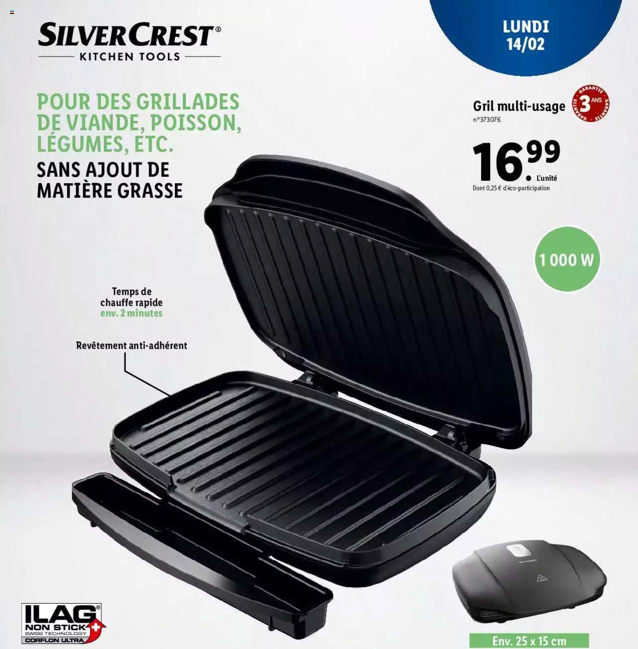 gril multi-usage silver crest