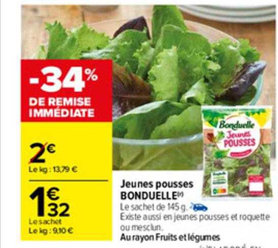 jeunes pousses bonduelle