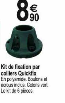 kit de fixation par colliers quickfix