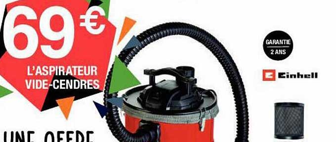 l'aspirateur vide-cendres einhell