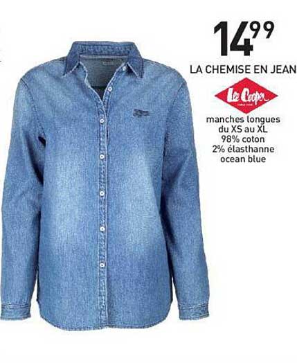 la chemise en jean lee cooper