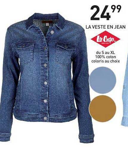 la veste en jean lee cooper