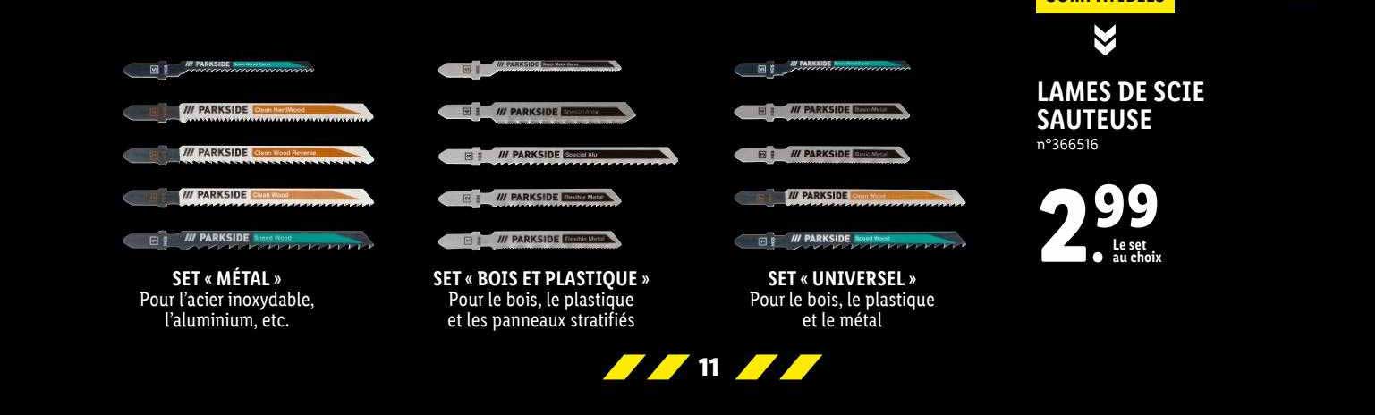 Lames De Scie Sauteuse