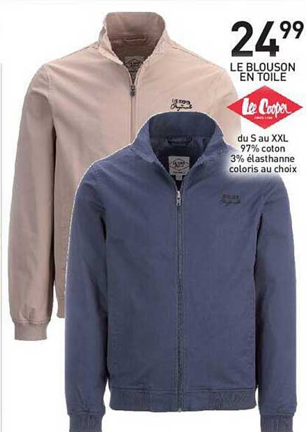 le blouson en toile lee cooper