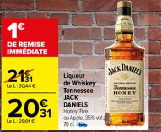 liqueur de whiskey tennessee jack daniels