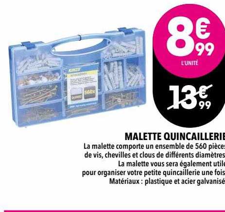 malette quincaillerie