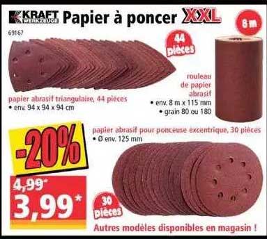 papier à poncer kraft werkzeuge