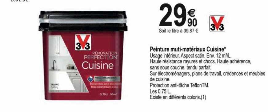 peinture multi-matériaux cuisine v33
