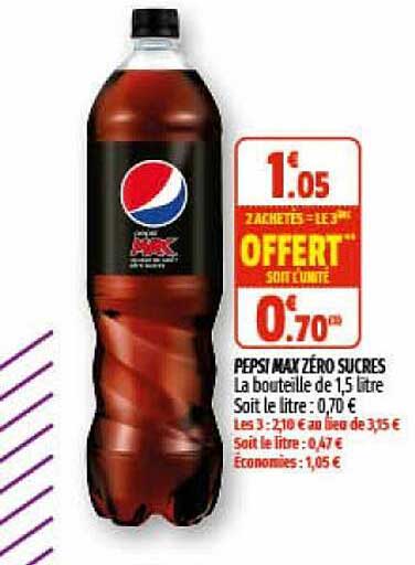 Pepsi Max Zéro Sucres