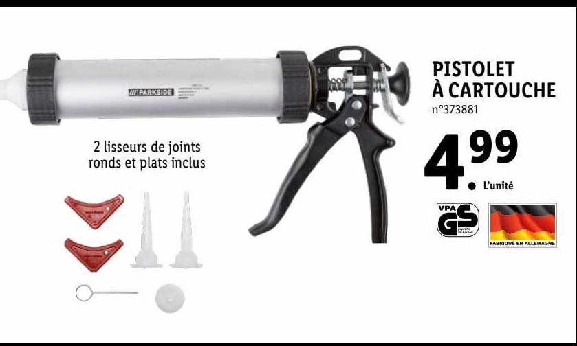 Pistolet à Cartouche Parkside