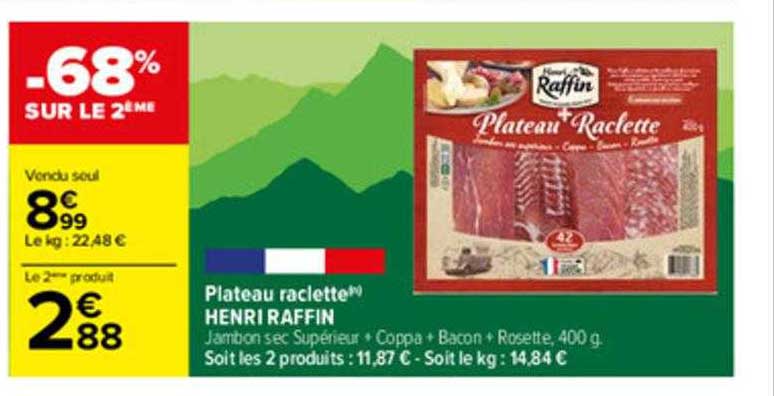 plateau raclette henri raffin