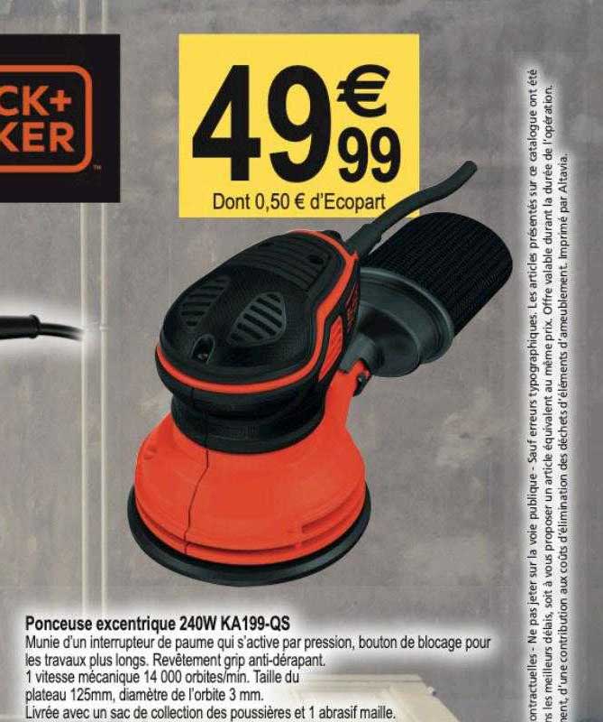 ponceuse excentrique 240w ka199-qs